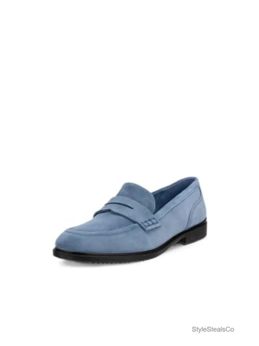 Classic Penny Loafers - Smooth Leather, 15mm Heel, Pull-On Style
